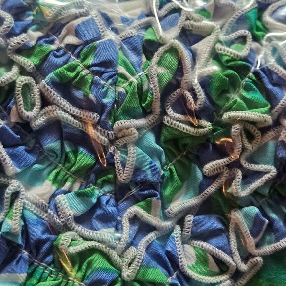 Lilly Pulitzer Halter Bee in Your Bonnet Sleeveless Dress V-Neck Ruffle  2 Woman - Picture 12 of 13